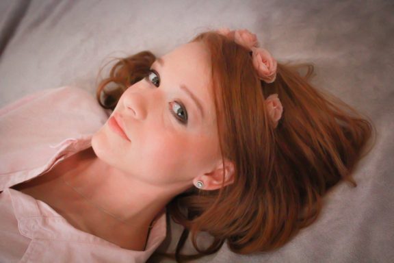 Luxury beauty makeup with radiant skin and refined finish.