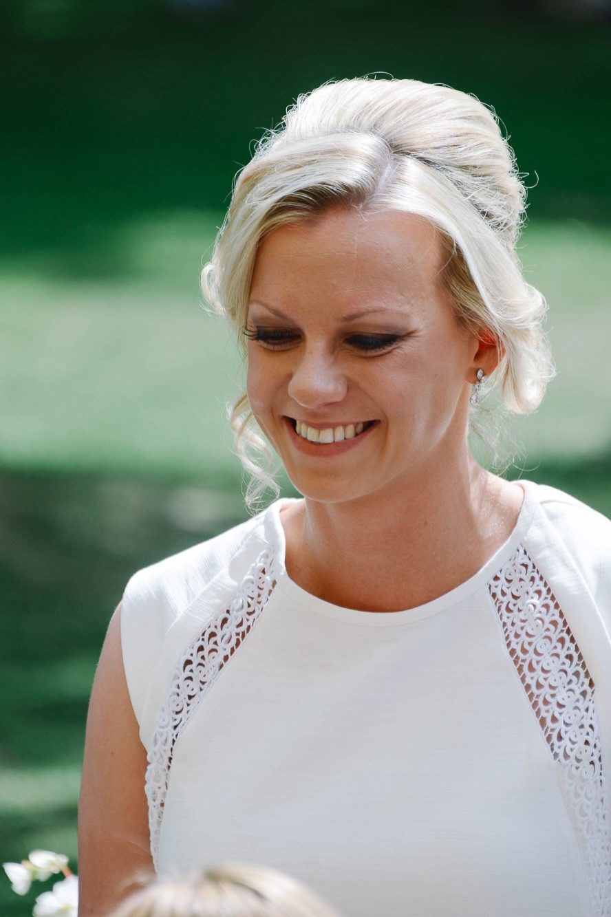 One of my Chester Zoo brides on her wedding day.