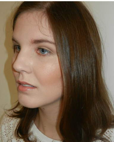 Luxury beauty makeup with radiant skin and refined finish.